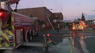 Cleveland firefighters battle blaze at St. Rocco Parish School