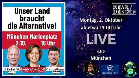 🔴💥LIVE aus München am 02.10.2023