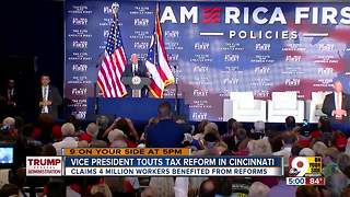 Vice President Pence has a busy day in Cincinnati