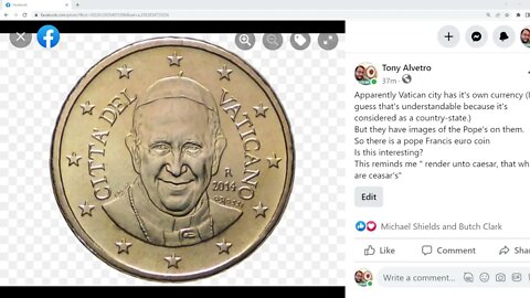 there is a pope francis coin!?