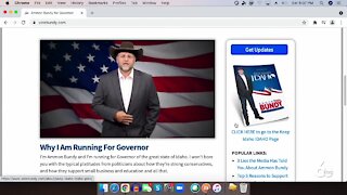 Ammon Bundy officially announces run for Idaho Governor