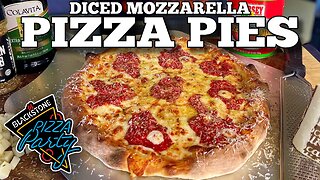 How to Make Diced Mozzarella Pizza Pies | Blackstone Pizza Oven