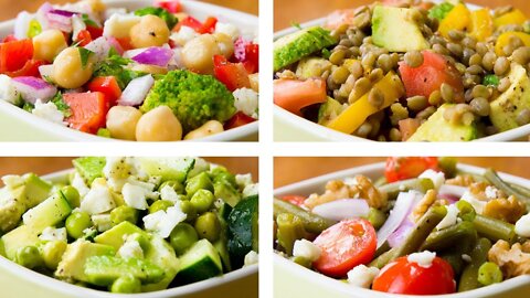 4 Vegetable Salad Recipes For Weight Loss - Healthy Salad Recipes