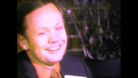 Neil Armstrong foresees future of space program in 1971 news conference at University of Cincinnati