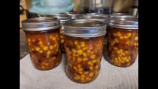 Canning Black Bean and Corn Salsa