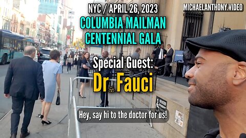 Fauci Fans MASKLESS at NYC Gala!