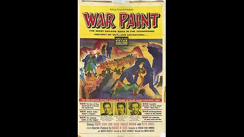 War Paint 1953 Robert Stack , Joan Taylor & Charles McGraw
