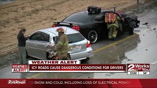 Slick roads cause concern for drivers