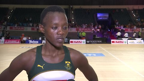 SOUTH AFRICA - Cape Town - SPAR Challenge Netball Series - England vs South Arica post match 2 interviews (Video) (kMq)