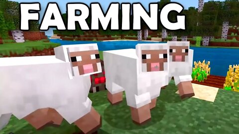 FARMING: Minecraft MADE EASY - Survival Guide (Bedrock 2022) PlayStation, XBox, & Nintendo | Part 3