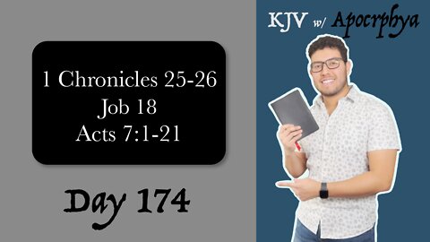 Day 174 - Bible in One Year KJV [2022]