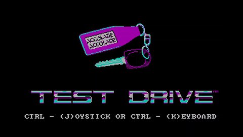 Test Drive (PC - 1987) playthrough with Countach