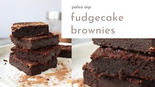 Paleo AIP Fudgecake Brownies Made Nut-Free & Coconut-Free