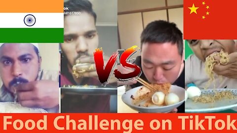 TikTok Food Challenge | Who will win the INDIA Vs CHINA challenge | I know stick |