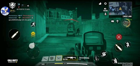 Using nightvision in dark mode for Call of Duty Mobile