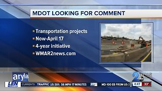MDOT asking for public comment on Statewide Transportation Improvement Program