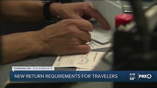 New return requirements for travelers