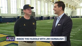 Jim Harbaugh talks Michigan-Ohio State rivalry, Urban Meyer, bulletin board material