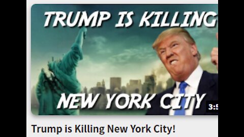 Trump is Killing New York City!- * months after mask and Lockdowns NY Still as Covid