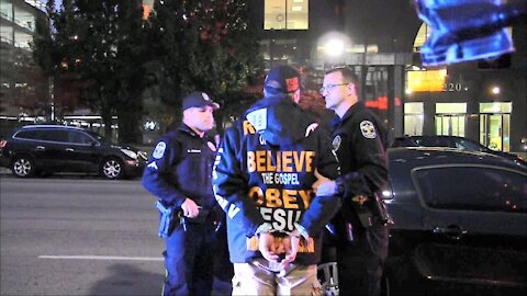 Street Preacher FALSELY ARRESTED at Lady Gaga Concert in Louisville - Kerrigan Skelly