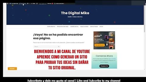 Crear sitio de prueba con A2Hosting