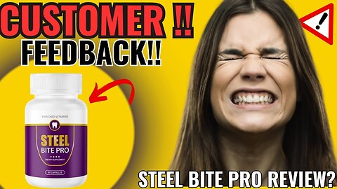 Steel Bite Pro Reviews: Slow Tooth Decay Improve Teeth Health