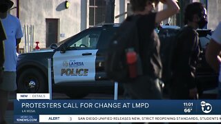 Protesters call for transparency from La Mesa PD