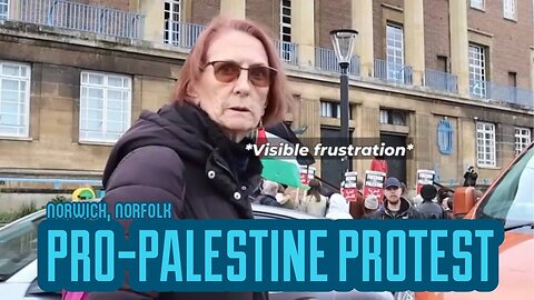 Free Palestine Protest At Norwich Hall