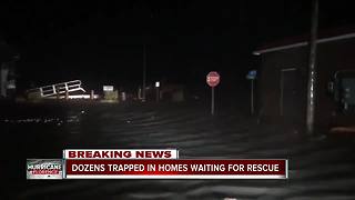 Dozens trapped in homes during Hurricane Florence