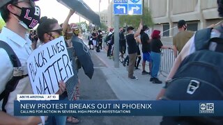 New protests break out in Phoenix