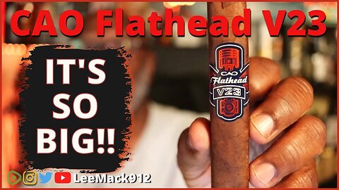 CAO Flathead V23 (24 Hours of Lemans tribute) Cigar Review | #leemack912 (S09 E73)