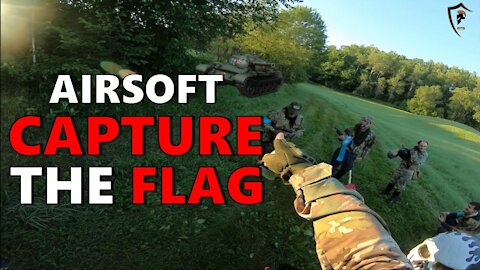 Large Airsoft Capture the Flag Game (CTF Gameplay)