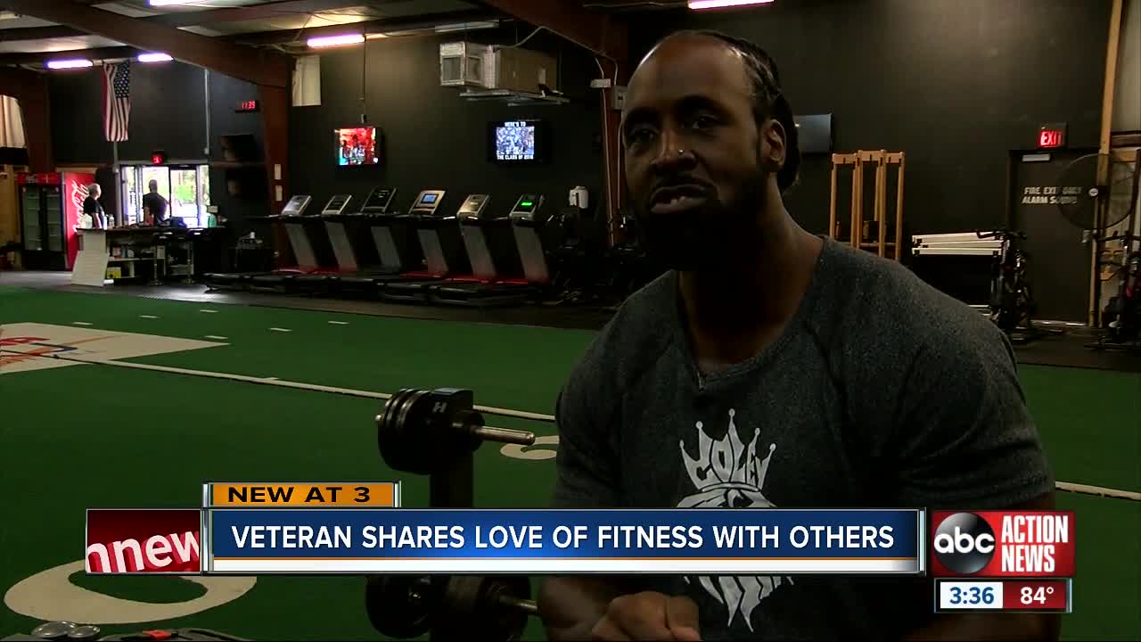 Military veteran uses physical fitness to make a difference for others