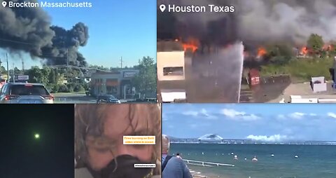 MASSIVE FIRES IN HOUSTON & BROCKTON*CRIMEAN BRIDGE FIRE*FL FIREBALL*ASTEROID TO BLOCK OUT THE SUN?*