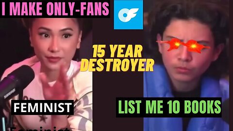 15 year old destroys feminist full | 15 year old destroys feminist name 10 books