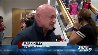 Senate candidate Mark Kelly visits Tucson