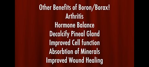 How To Detox your Blood From Fluoride with Boron, click on the description box