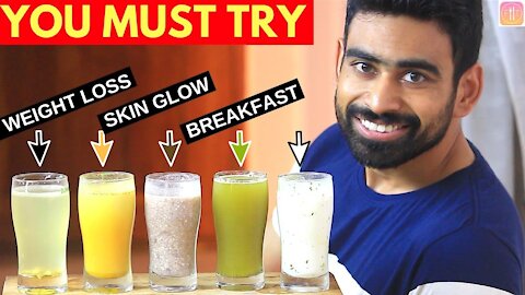 7 Quick & Healthy Drinks You Should Master ( My Favourites)