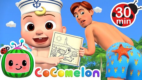 Playdate at the Beach Song + MORE CoComelon Nursery Rhymes & Beach Songs