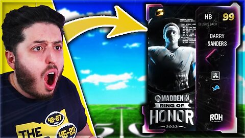 MAKERIGHTS?! Barry Sanders Set Messup = Free 98 Overall ROH Player | Madden 23 Ultimate Team!