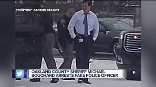 WATCH: Oakland County Sheriff Michael Bouchard pulls over man impersonating police officer