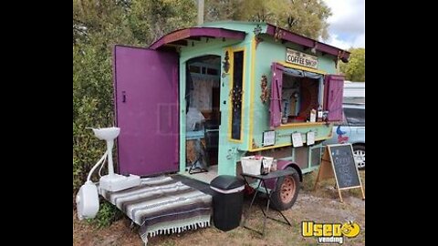 Old World Gypsy Style 2017 8' x 8' Coffee Vending Wagon | Eye-Catching Mobile Cafe for Sale