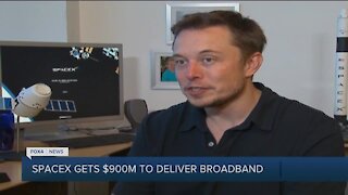 SpaceX gets funding to deliver broadband internet access