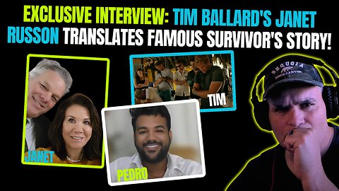 EXCLUSIVE INTERVIEW: TIM BALLARD'S JANET RUSSON translates Famous SURVIVOR'S STORY | The REAL SIMBA!