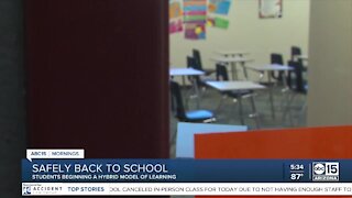 Students begin hybrid learning model at some Valley schools