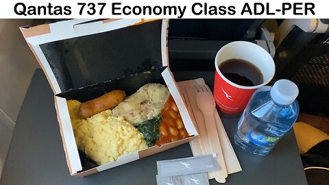 QANTAS QF883 Adelaide to Perth: Pretty Decent Breakfast 🍳☕️✈️