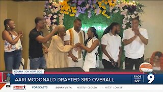 Aari McDonald drafted third overall