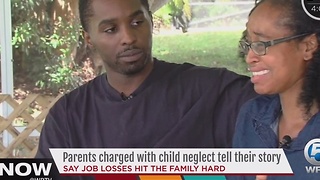 Parents charged with child neglect tell their story