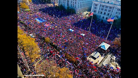 Antifa & BLM Violence at the Million MAGA March - They are Never going to Stop