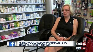 Florida legislative push to allow pharmacists to treat and test patients for flu and strep